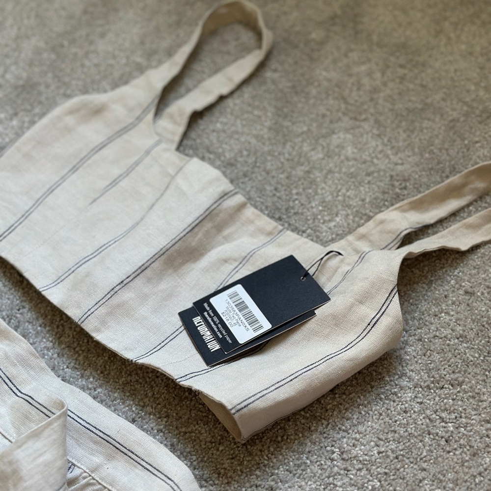 Reformation Linen Molto Two Piece Size XS NWT Positano - Picture 12 of 13